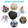 YUAKOU KN95 Protective Face Masks 50pcs, Breathable Comfortable, Disposable Individually
