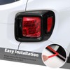 Jimen Tail Light Cover Trim Compatible with Jeep Renegade 2015-2023