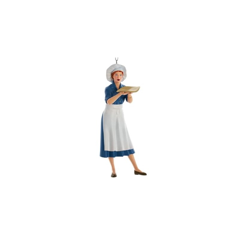 Kurt Adler I Love Lucy Making Pizza Ornament 5.25 Inch
