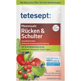 테테셉트 등 & 어깨 바스 솔트 입욕제 80g Tetesept Neck & Shoulder Bath Salt 80g