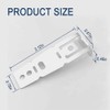 2pcs Dishwasher Mounting Bracket,WD01X27759 Dishwasher Countertop Mounting Bracket,Compatible with General