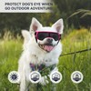 Dog Goggles Sunglasses Small to Medium Breed, Anti-Fog UV400 Lens