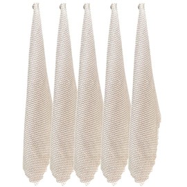Smiths Trades Ltd 5 Pack Of Microfiber Fish Scale Reusable Cleaning Cloth For Kitchen Bathroom And General Household Use Great For Removing Streaks With Nanoscale Absorbent Material