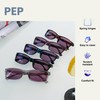 OPULIZE Black Reading Sunglasses UV400 Designer Style Mens Womens S92-1