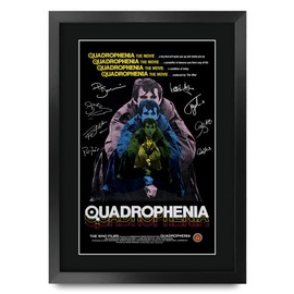 HWC Trading FR A3 Quadrophenia Gifts Printed Poster Signed Autograph Picture for Movie Memorabilia Fans - A3 Framed