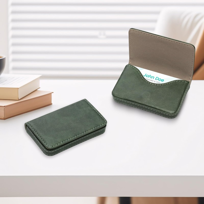 AI-DEE AI-DEE RFID Blocking Wallet - Minimalist Leather Business Credit