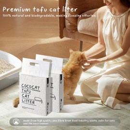 Cococat Plant-based Tofu Cat Litter (5 Packs)