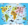 Larsen A34 Animals of the World Spanish Edition Frame Puzzle