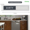 Lissaberg Dishwasher Magnet Clean Dirty Sign, Premium Grade 304 Stainless