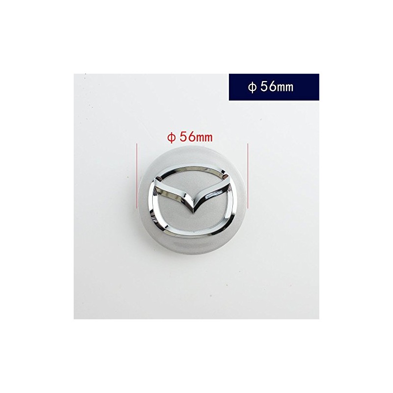 4 x 56 mm Alloy wheel centre center caps Mazda