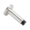 Dzina Projection Door Stop with Rose 90mm Satin Stainless Steel,