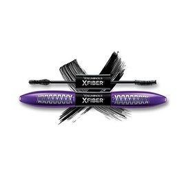 L’Oréal Paris Makeup Voluminous X Fiber Waterproof Mascara with Black Primer, Blackest Black, 1 Tube