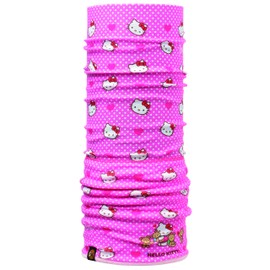 Buff Girl's Polar Multi Functional Head Wear - HK Hearts and Dots/Pink Pale
