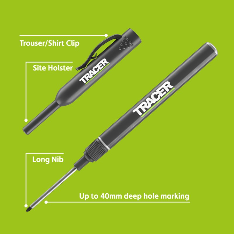 Tracer Long Nib Marker Pens, Marker Pens for Deep Hole
