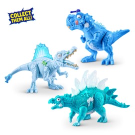 Smashers Jurrassic Ice Age Mini Egg (T-Rex) by ZURU – Giocattolo dinosauro da aprire con oltre 6 sorprese, slime e slime a cubetti di ghiaccio, dino che si illumina, per bambini dai 3 anni in su
