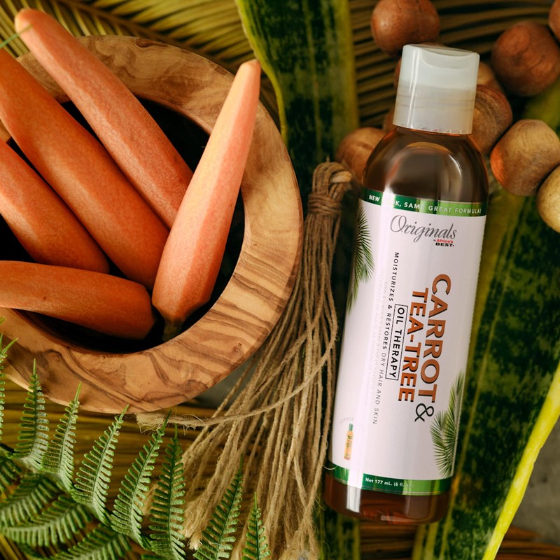 Originals by Africa's Best Carrot Tea Tree Oil Therapy, For