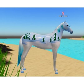 Wild Horse Islands - Roblox - Winter '23 Limited Winter Slopes Akhal-Teke Horse