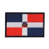 Dominican Republic Flag Embroidered Patch Loop Hook Morale Shoulder sew