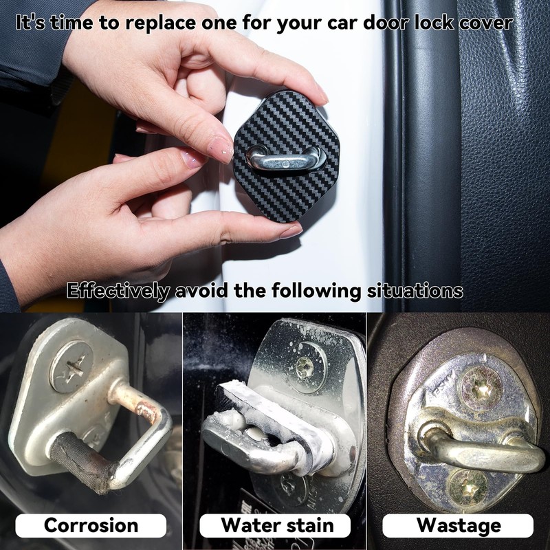 for Toyota Sienna 2021-2025 Door Lock Cover, Car Door Lock