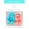 Crochet Pattern - Baby Lop-eared Bunnies Pattern - Printed A5