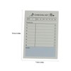 KICHOUSE Undated Weekly Planner Notepad 6-Pack Tear-Off Memo Pads for