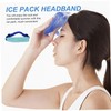 Beavorty Ice Pack Forehead Wrap Reusable Cooling Gel Head Wrap