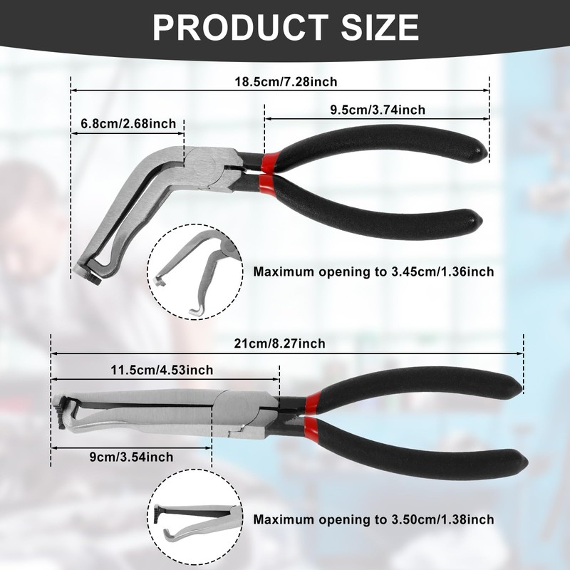 Electrical Disconnect Pliers Carbon Steel Electrical Connector Pliers Automotive Electrical