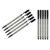 NATARAJ Mist Fine Tip Smooth Ballpoint Pens (10 x 0.7mm