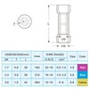 TICONN 160Pcs Heat Shrink Wire Connectors, Waterproof Automotive Marine Electrical