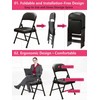 KAOCHA 1 Pack Bulk Folding Chairs with Padded Cushion, Single