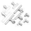 9Pcs Stainless Steel Food Storage Bag Sealing Chip MultiPurpose Air