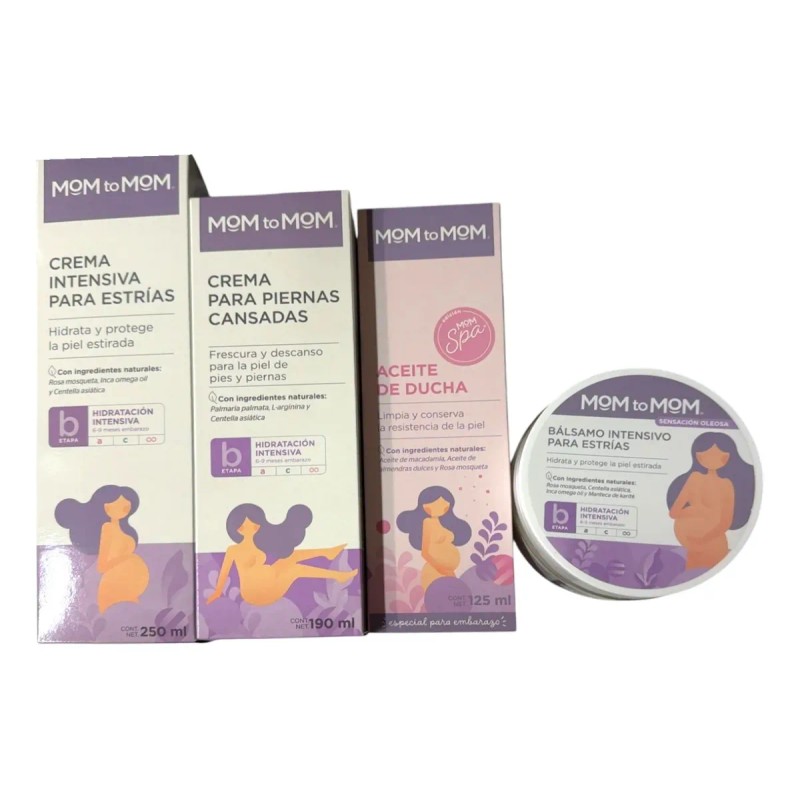 Pack Completo Mom Etapa Cuatro Piezas Neutra
