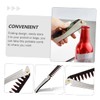 SAFIGLE 2Pcs Stainless Steel Folding Comb for Men Portable Wide