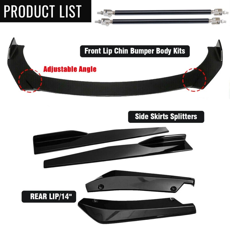 For Ford Taurus SHO Front Rear Bumper Lip Spoiler Body
