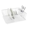 WENKO Dish Drainer Mod. Drip Dish Drainer with Cutlery Basket
