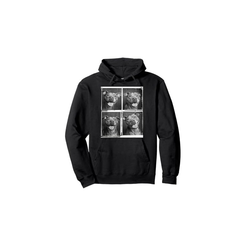 Vintage Funny Selfie Cutest Dog Face Pullover Hoodie