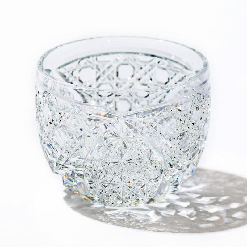 Taimuro Kobo TB5100-30 Crystal Edo Kiriko Guinomi (Transparent) Crystal Edo