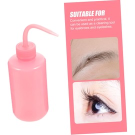 Botella Exprimible Limpieza Pestañas 8 Piezas 250 Ml Botella Boca Curva Abs Segura Profesional Maquillaje Cuidado Personal Uso Doméstico