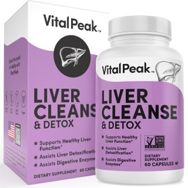 Liver Cleanse Detox & Repair - Liver Support Supplement for Enhanced Fatty Liver Protection with Milk Thistle, Turmeric, Dandelion, and Artichoke Extracts - 60 Liver Detox Capsules…