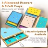 Tektalk 2000 Piece Jigsaw Puzzle Board with 4 Sorting Drawers