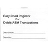 5 ATM Debit Card Mini Checkbook Registers