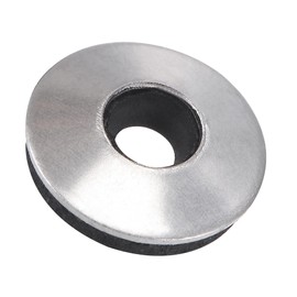 TOP-VIGOR 100Pcs EPDM Bonded Sealing Washers, 4.2mm ID 12mm OD 2.5mm Thickness Stainless Steel Rubber Backed Screw Gasket