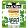 Once Again Sunflower Butter Graham Cracker Sandwiches - Organic &