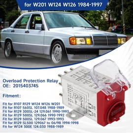 AceSupever 2015403745 Overload Protection Relay Switch, Surge Protection Relay for W124 W201 W126 R107 R129, Stable Performance Wear-resistant