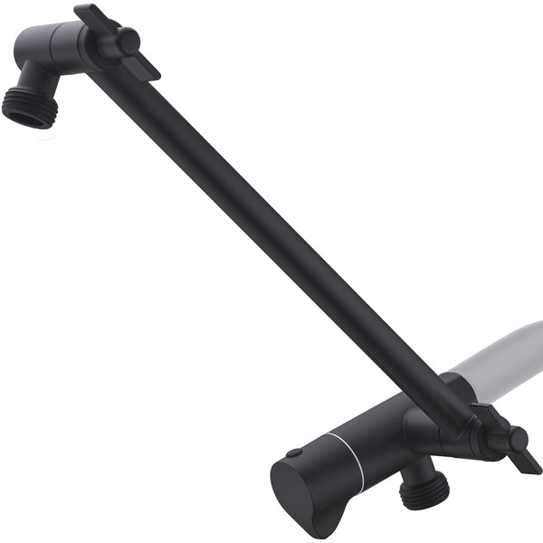 TRUSTMI Adjustable Shower Arm, 10 Inch Extension Arm with Diverter