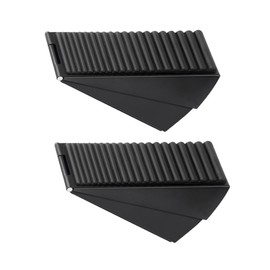 jojofuny 2 Pack Door Braces No Drilling Sliding Door Stoppers Weighted Rubber Wedge Wall Stoppers Windproof Adjustable Height Nonslip Design