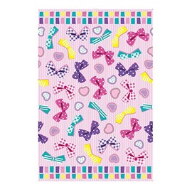 Asahi Koyo Ribbon Pattern Leisure Sheet, S Size, Approx. 23.6 x 35.4 inches (60 x 90 cm)