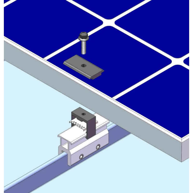 Magerack 10 Mid Clamp Standing Seam Metal Roof Solar Panel
