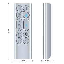 TCNOUMT New Replacement Remote Control Compatible with Dyson Desk Air Purifier Humidify+Cool Tower Fan PH01 PH02 PH03 PH04 PH3A, Non-metallic material, No magnetic attraction function