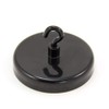 FIRST4MAGNETS Ferrite Black Painted Clamping Magnet with M4 Hook for